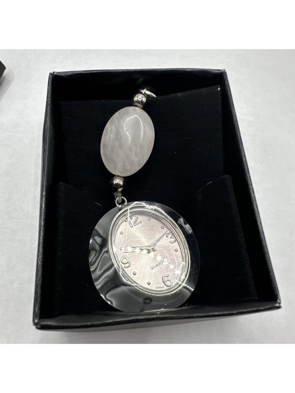 Avon Precious Inspiration Clip Watch Rose Quartz Confidence NIB Tags